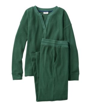 Women's Soft Waffle Sleep Set