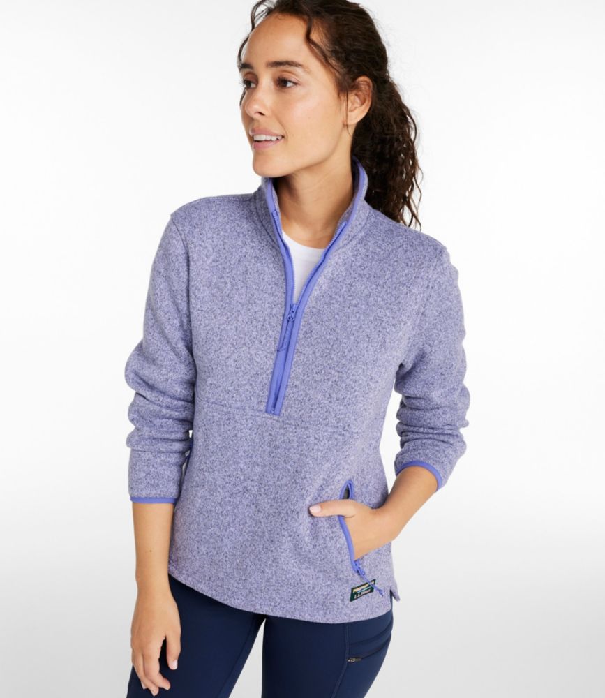 Women's L.L.Bean Sweater Fleece Half-Zip Pullover