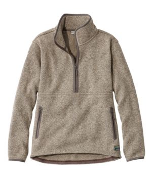 Women's L.L.Bean Sweater Fleece Half-Zip Pullover
