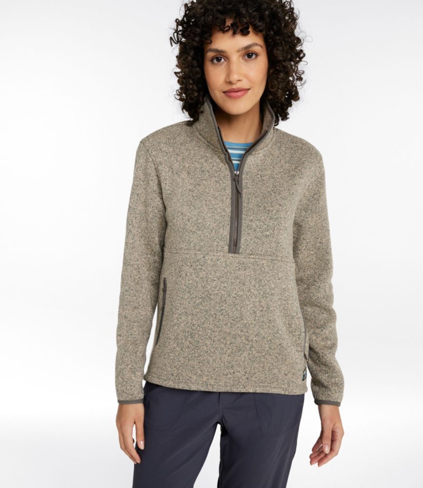 Women's L.L.Bean Sweater Fleece Half-Zip Pullover