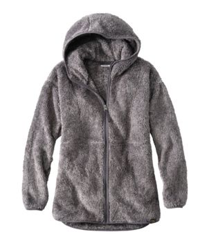 Women's L.L.Bean Hi-Pile Fleece Jacket, Long Hooded