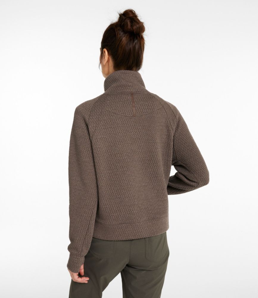 Women's Ridgeknit Half-Zip Pullover, Oversized