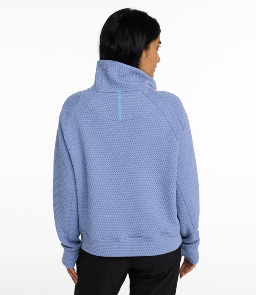 Women's Ridgeknit Half-Zip Pullover, Oversized