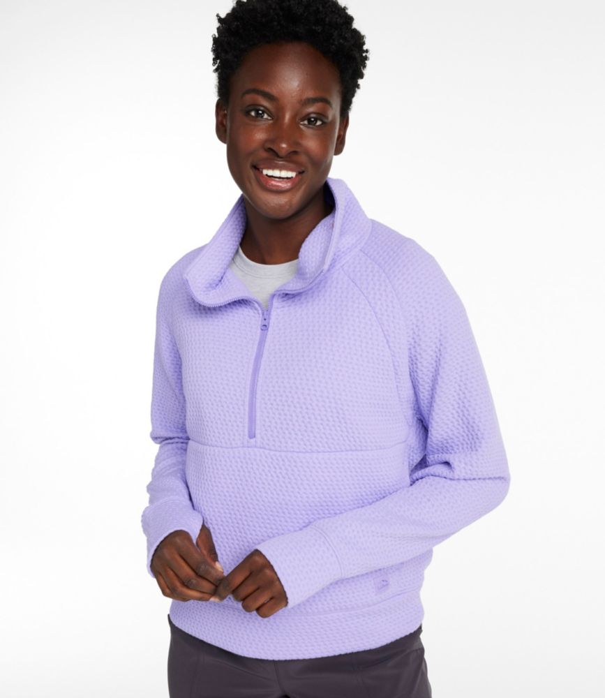 Women's Ridgeknit Half-Zip Pullover, Oversized