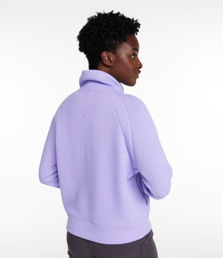 Women's Ridgeknit Half-Zip Pullover, Oversized