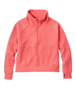 Women's Ridgeknit Half-Zip Pullover, Oversized