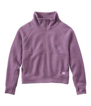 Women's Ridgeknit Half-Zip Pullover, Oversized