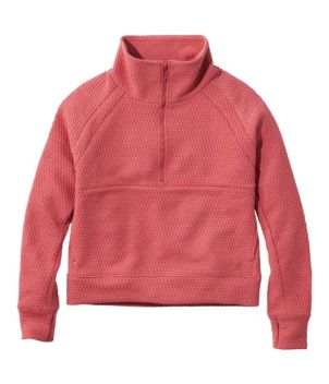 Women's Ridgeknit Half-Zip Pullover, Oversized