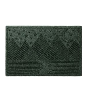 Everyspace Recycled Waterhog Doormat, Twilight Mountain Range