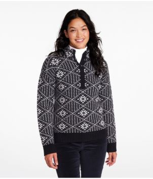 Women's Signature Kingfield Merino Wool Sweater, Fair Isle, New