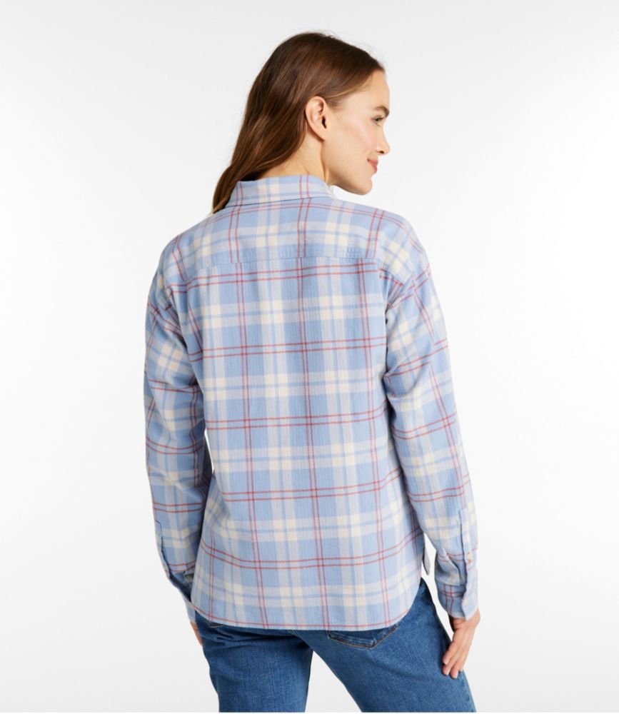 Women's Signature Camp Flannel Shirt, Dusty Olive, small image number 3