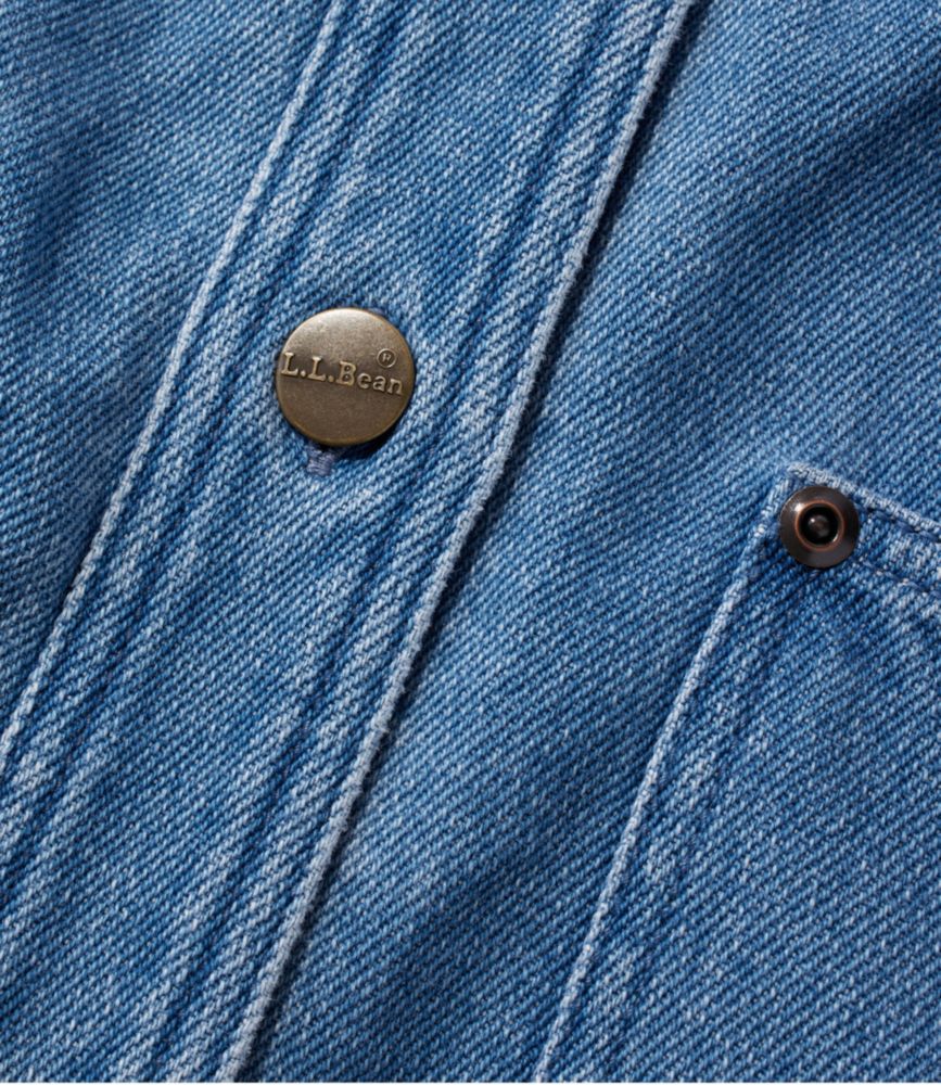 Women's Signature Denim Chore Shirt, , small image number 5