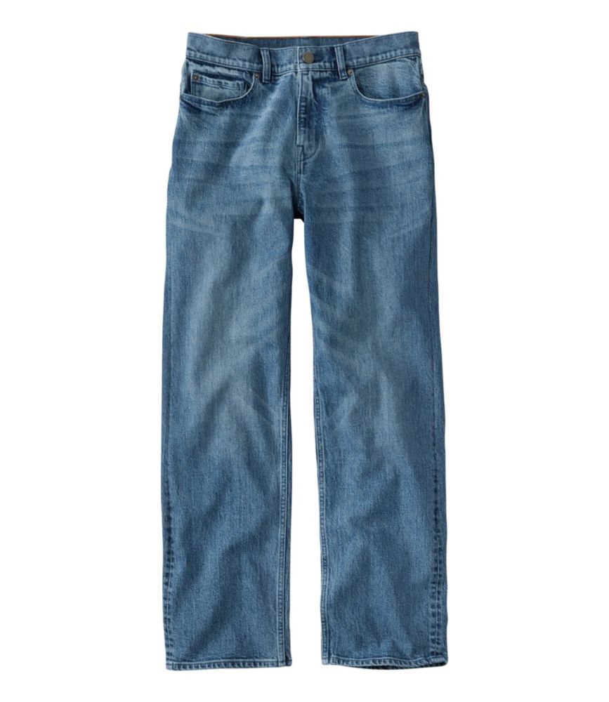 Men's Signature Heritage Denim, Relaxed Fit, Straight Leg, Classic Medium, small image number 1