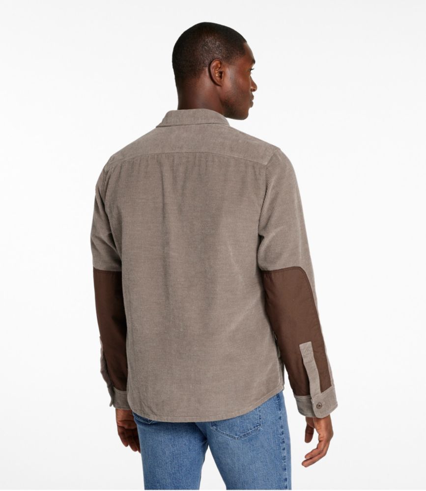 Men's Signature Cord Workshirt, Fossil Brown, small image number 3