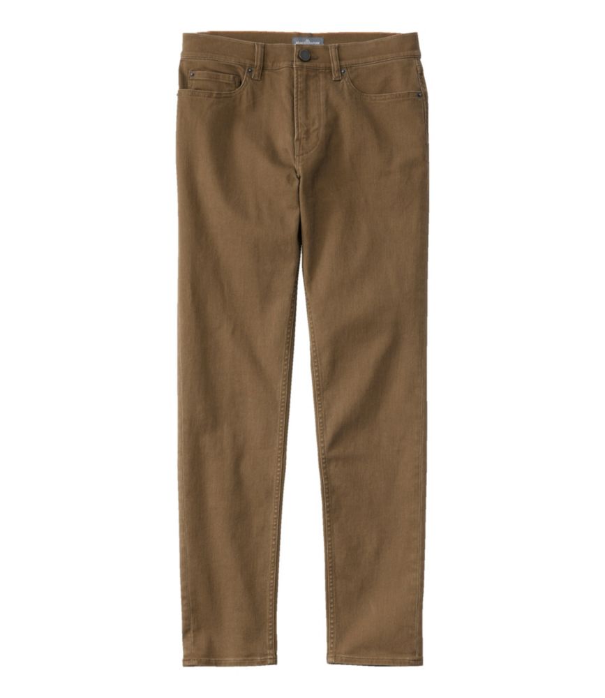 Men's Signature Northwoods Slub Twill Pants, Classic Fit, Tapered Leg, Dark Umber, small image number 1