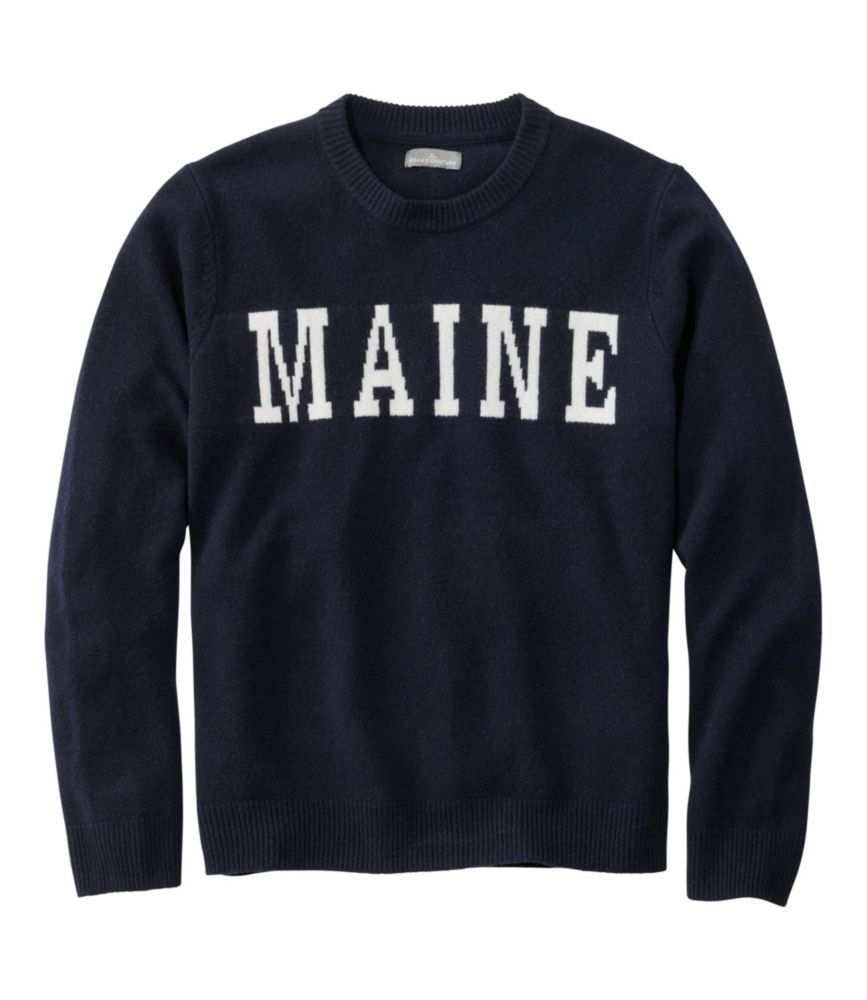 Men's Signature Camp Merino Wool Crewneck Sweater, Pattern | Sweaters ...