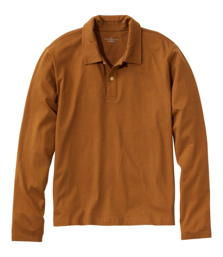 Men's Signature Stonecoast Polo, Long-Sleeve