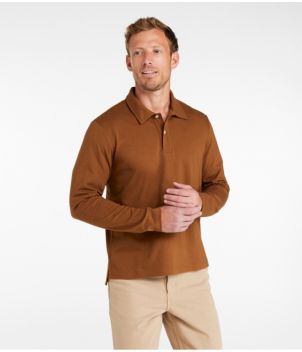 Men's Signature Stonecoast Polo, Long-Sleeve
