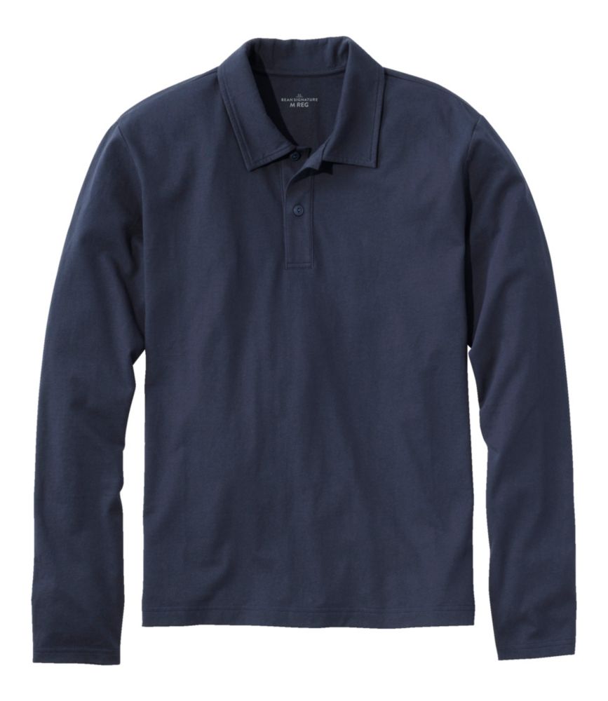 Men's Signature Stonecoast Polo, Long-Sleeve