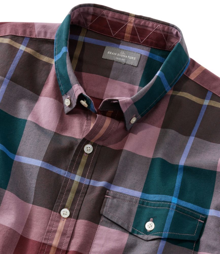 Men's Signature Premium Pima Cotton Oxford Shirt, Long-Sleeve