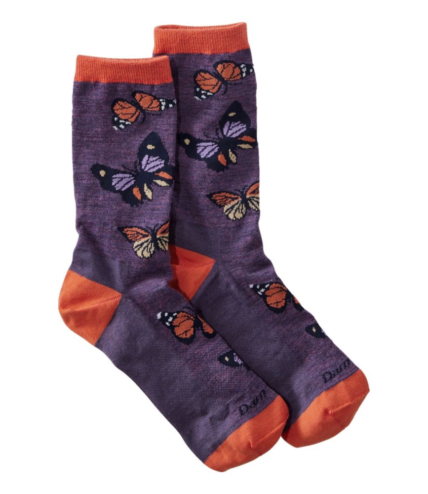 Women's Darn Tough Flutter Crew Sock, Wool Blend/Nylon