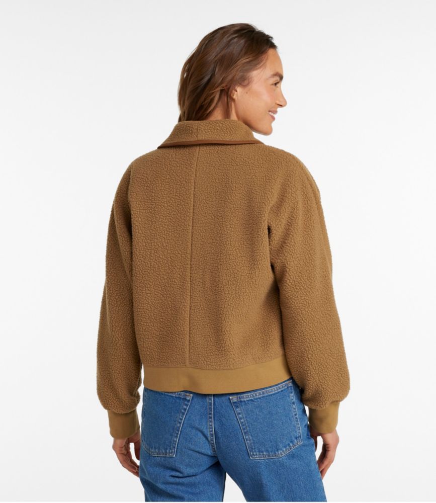 Women's Signature Valley Fleece Cardigan, Golden Cider, small image number 3