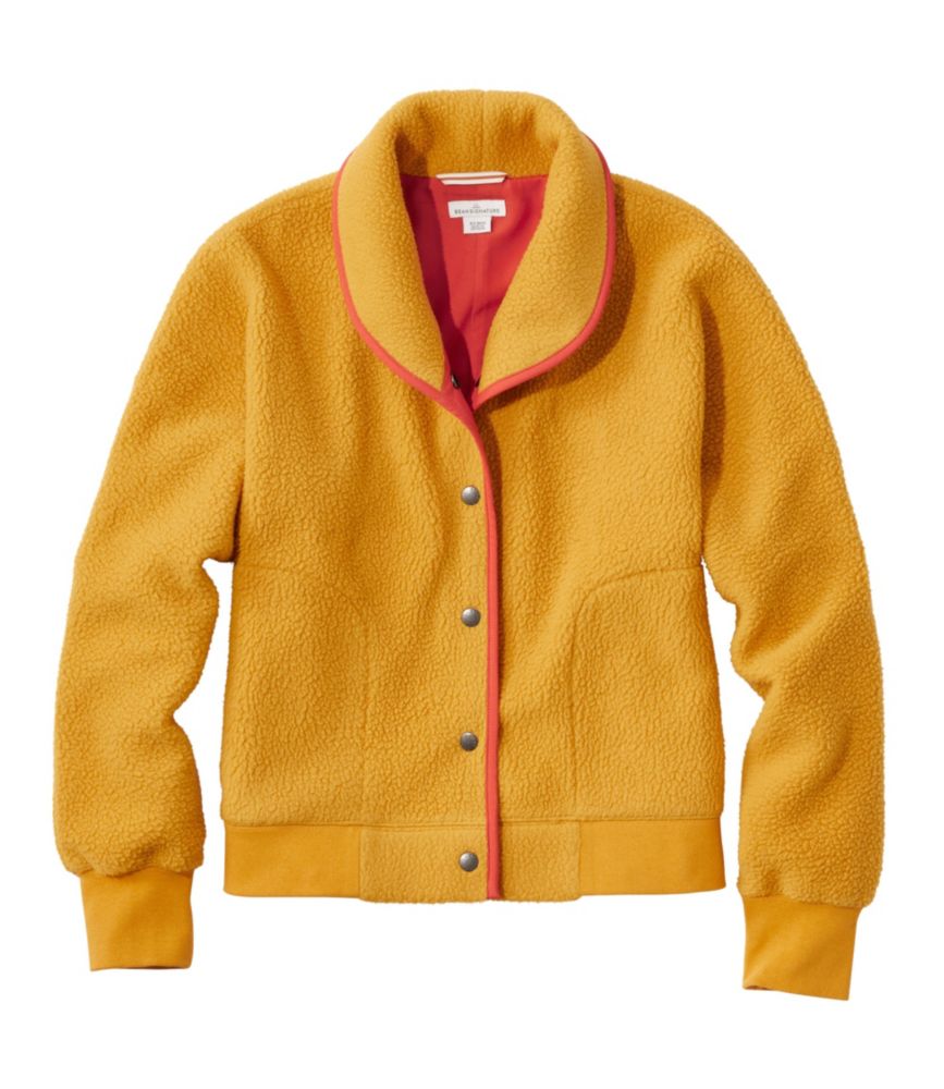 Women's Signature Valley Fleece Cardigan, Golden Cider, small image number 1