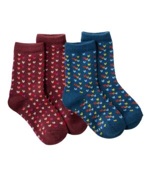 Kids' Sweater Weather Socks, Two-Pack