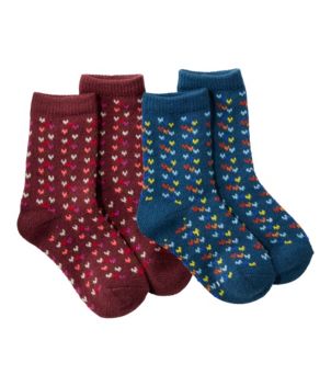 Kids' Sweater Weather Socks, Two-Pack, New