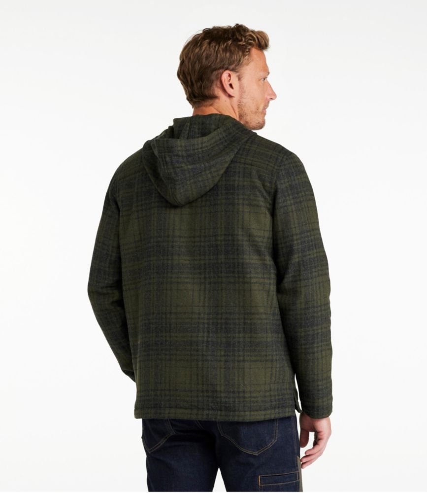 Men's Maine Guide Wool Anorak, Forest Shade, small image number 3