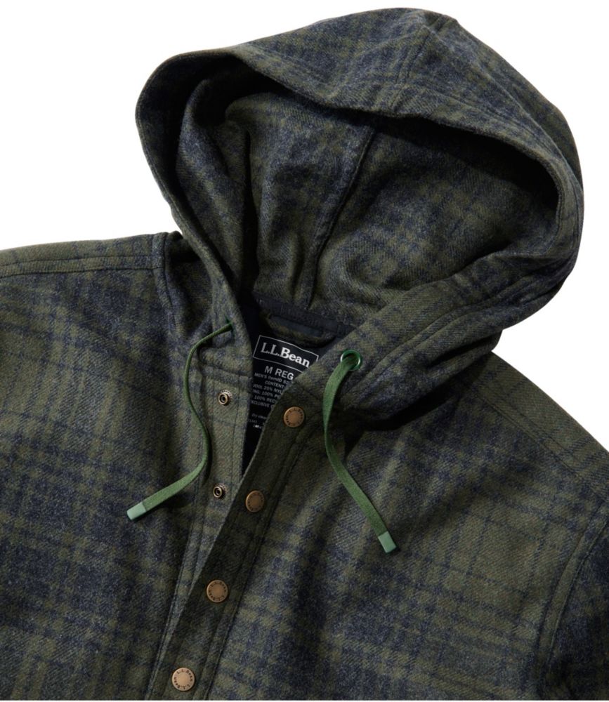 Men's Maine Guide Wool Anorak, Forest Shade, small image number 6
