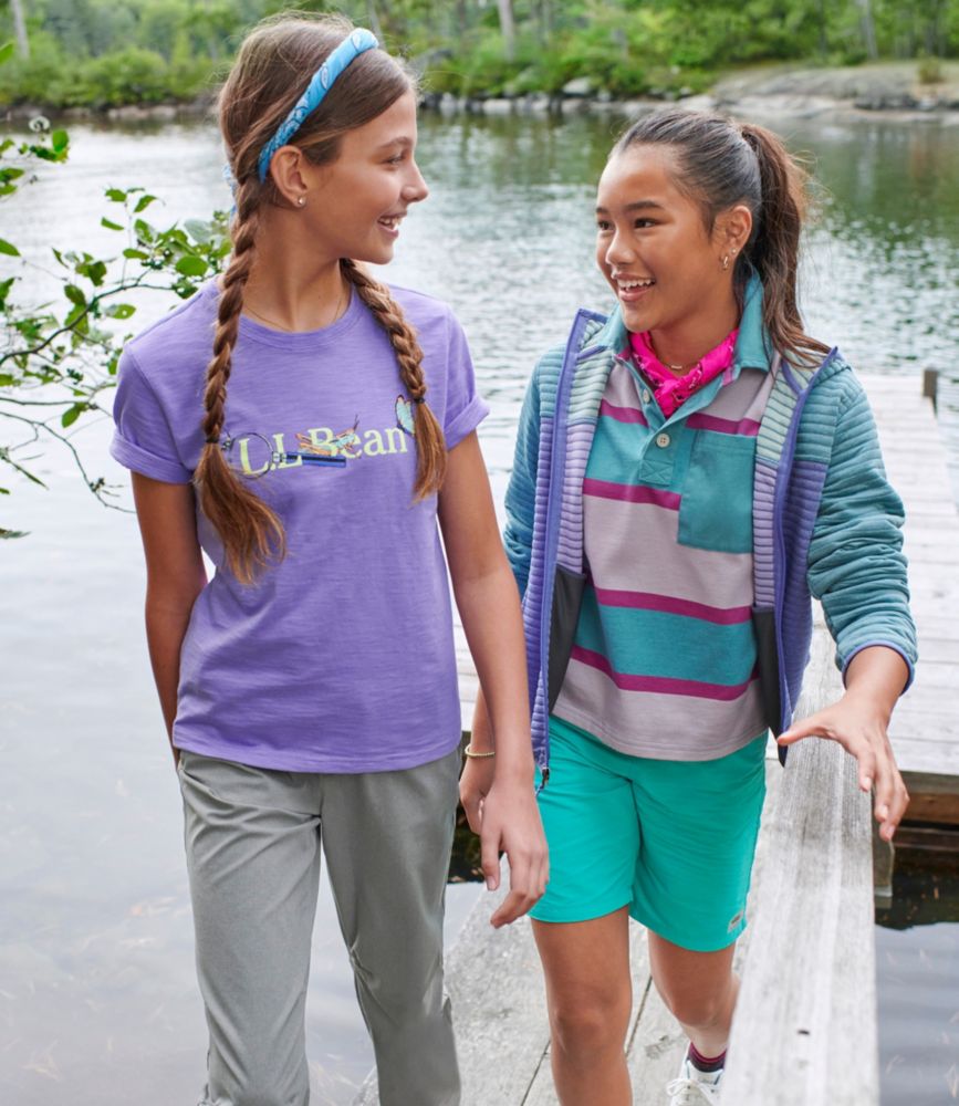 Kids' Striped Rugby Shirt, Lavender Ice, small image number 8