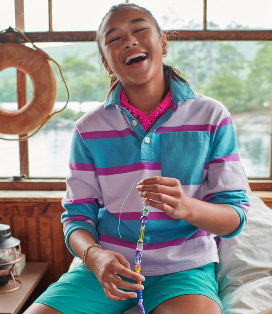 Kids' Striped Rugby Shirt