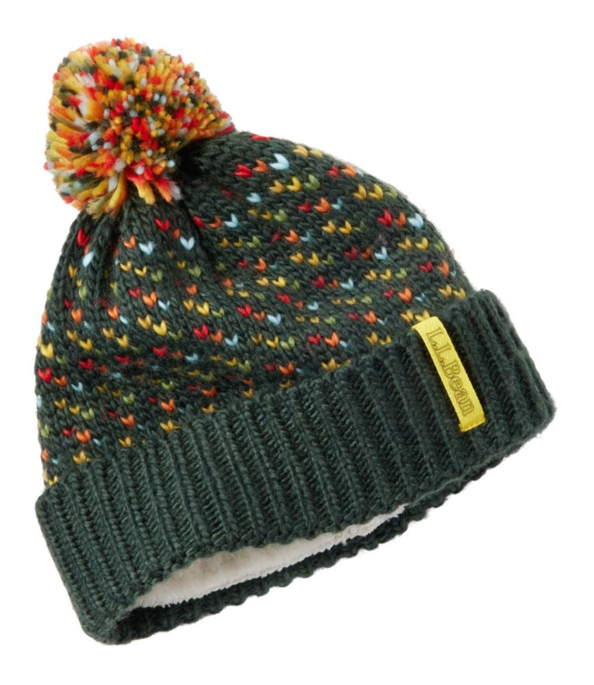 Kids' Sweater Weather Hat, Pinewood Green, small image number 1