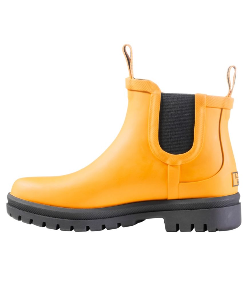 Kids' Rugged Wellie Boots, Bright Yellow, small image number 2