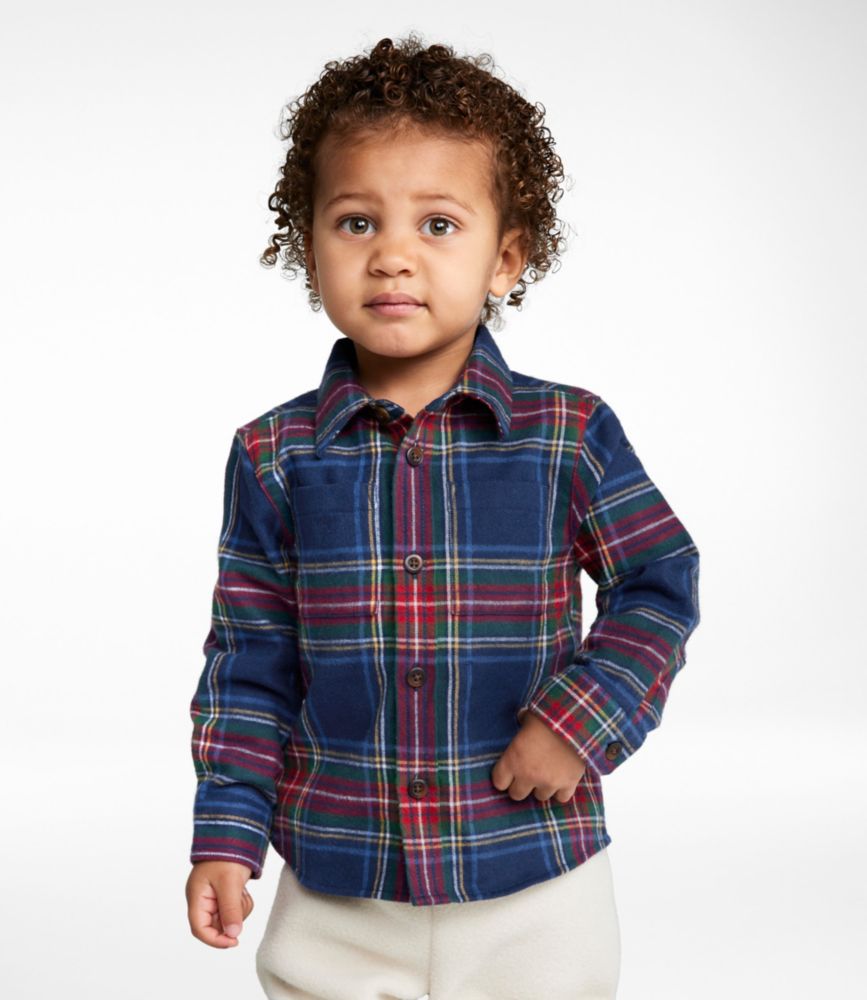 Toddlers' Scotch Plaid Flannel Shirt, Blue Ridge Plaid, small image number 2