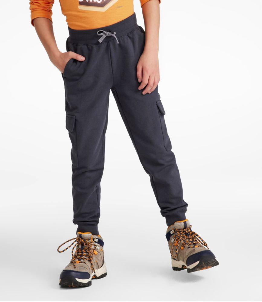 Kids' Cargo Knit Trail Pants, Coal, small image number 3