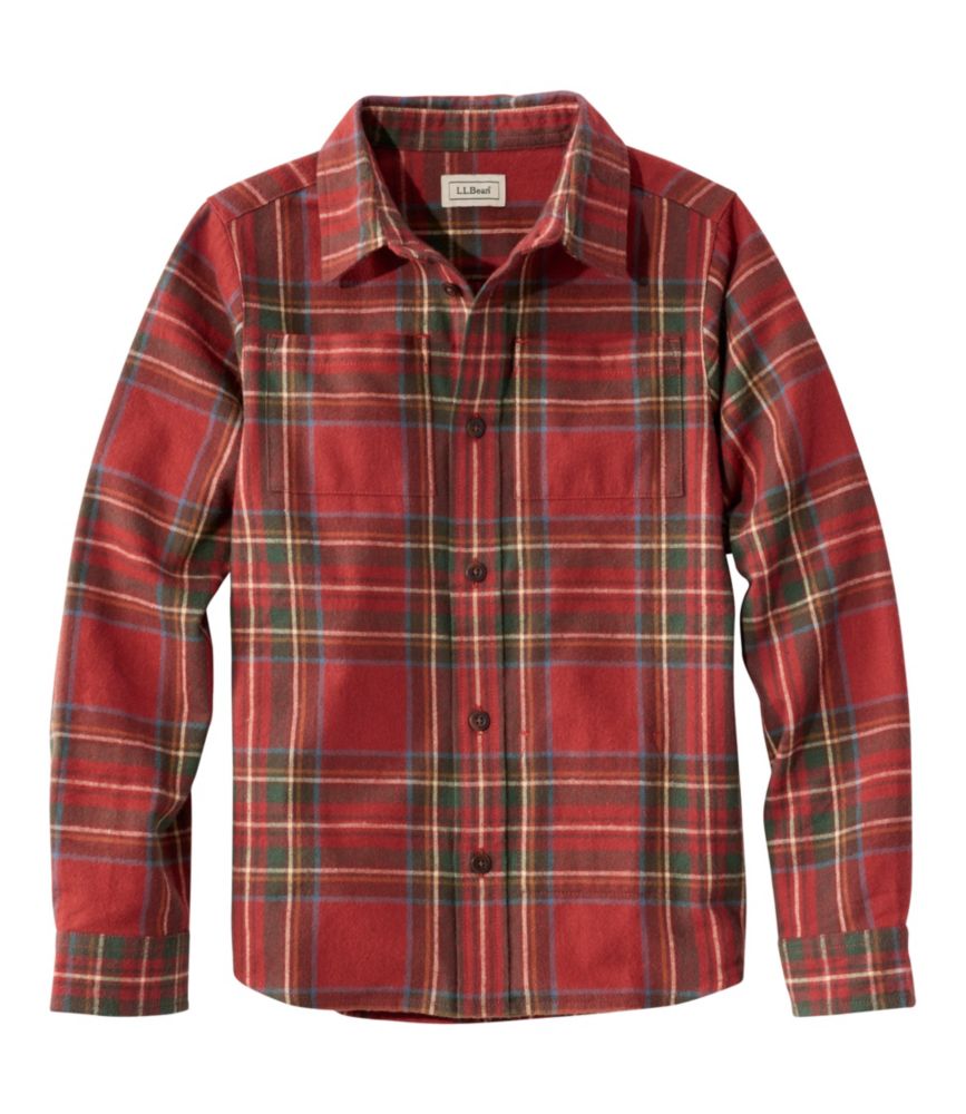 Kids' Scotch Plaid Flannel Shirt, Antique Royal Stewart, small image number 1