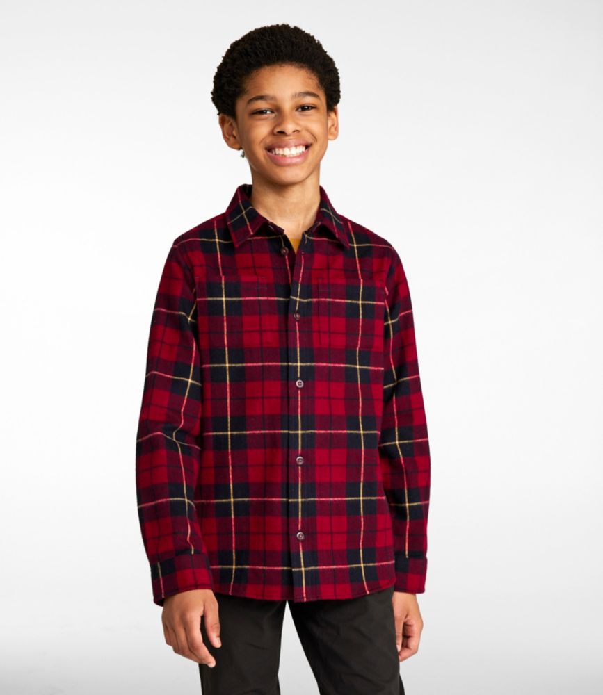Kids' Scotch Plaid Flannel Shirt