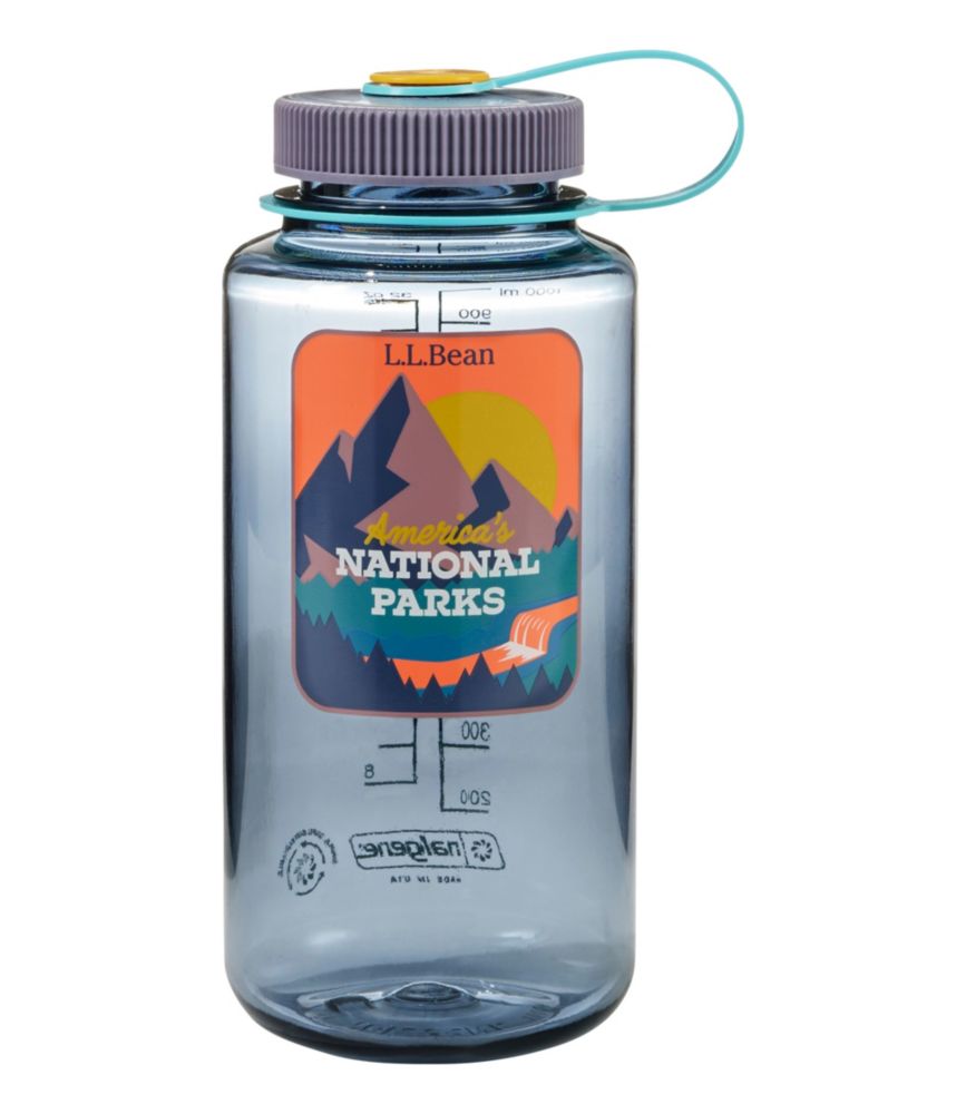 Nalgene Sustain Wide Mouth Water Bottle with National Park Logo, 32 oz.