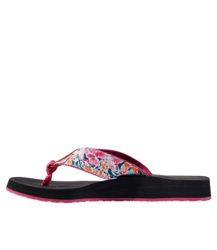 Women's L.L.Bean x Summersalt Maine Isle FlipFlops, Woven Print Flip