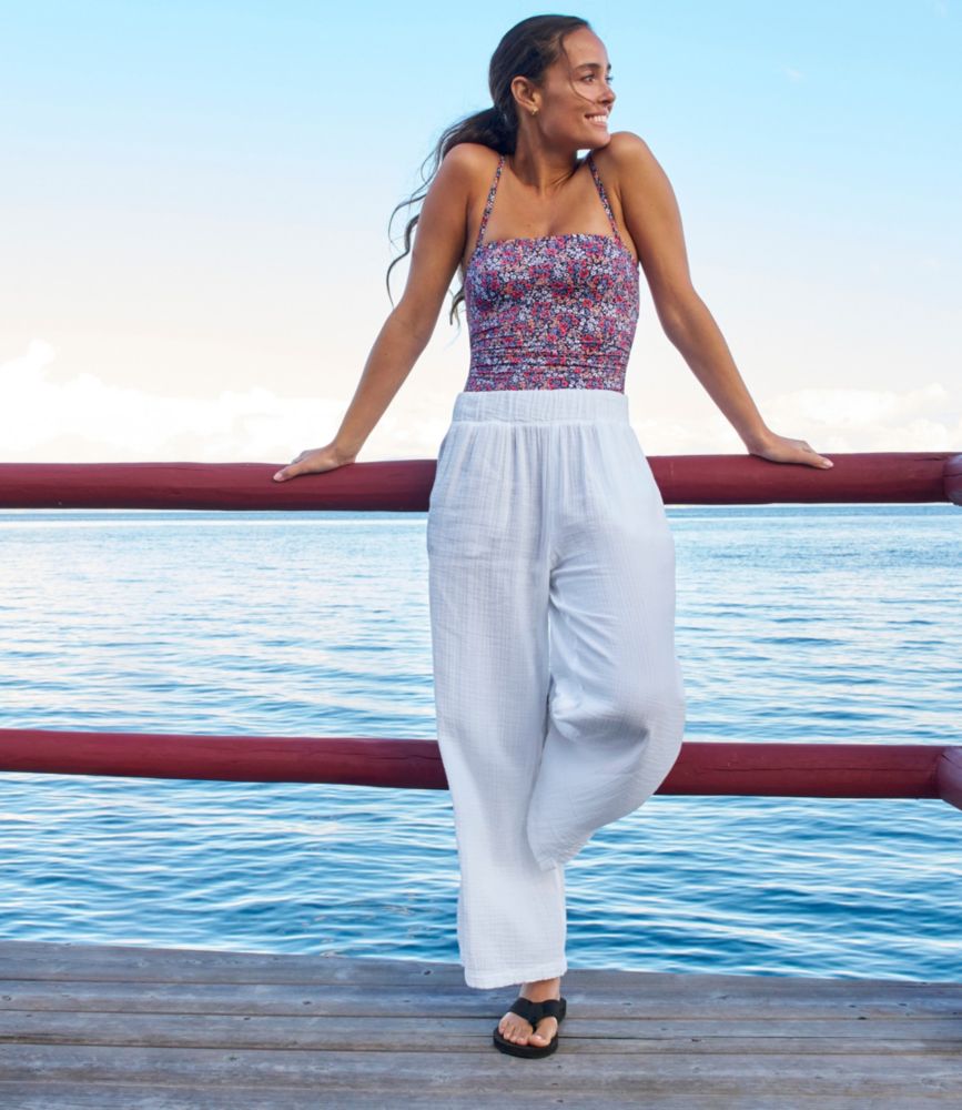 Women's Cloud Gauze Wide-Leg Pants