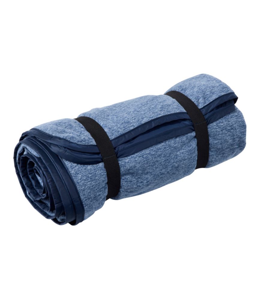 L.L.Bean Waterproof Outdoor Blanket, Navy Heather/Nautical Navy, small image number 6