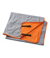 L.L.Bean Waterproof Outdoor Blanket, Light Heather Gray/Persimmon Orange, small image number 0