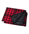 L.L.Bean Waterproof Outdoor Blanket Plaid, Royal Red Plaid/Black, small image number 0