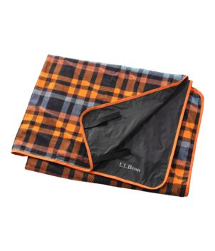 L.L.Bean Waterproof Outdoor Blanket,Plaid, New