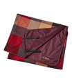 L.L.Bean Waterproof Outdoor Blanket, Plaid, Burgundy/Apple Cinnamon, small image number 0