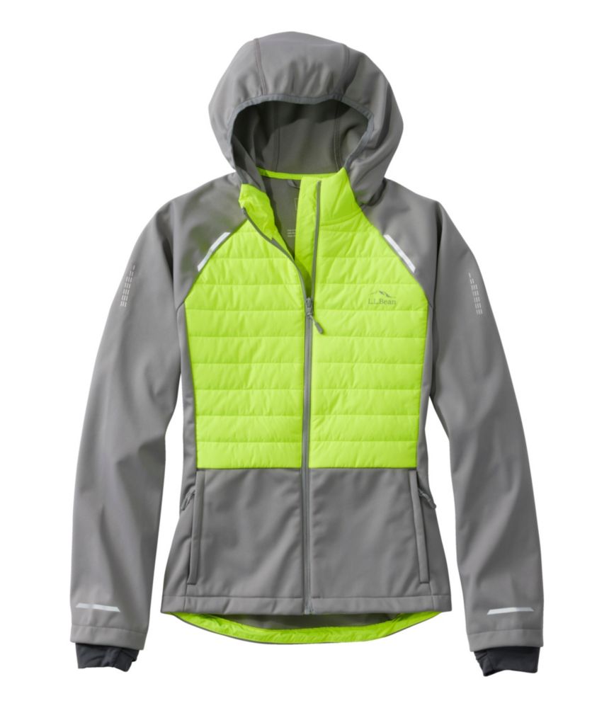 Women's Bean Bright All Weather Jacket, Mineral Gray/Electric Yellow, small image number 1