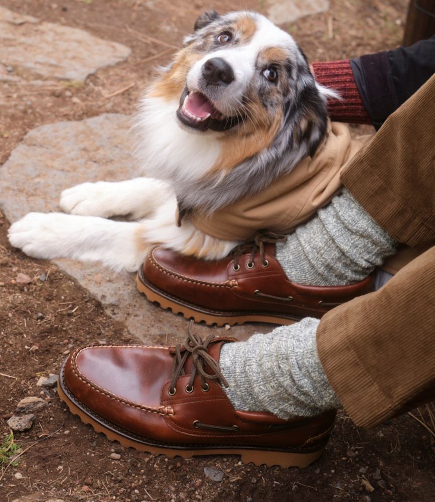Men's Allagash Handsewn Mocs, 3-Eye, Ash, small image number 7