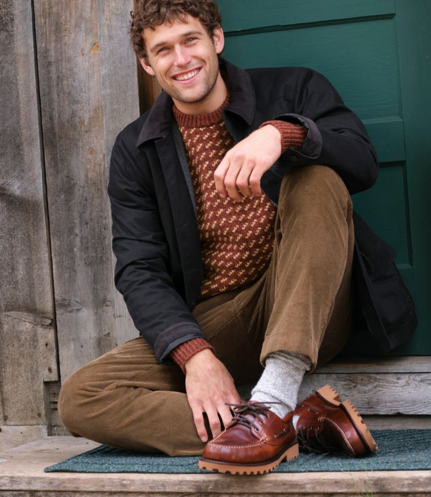 Men's Allagash Handsewn Mocs, 3-Eye, Ash, small image number 8